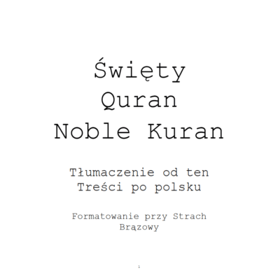 Quran-Polnisch