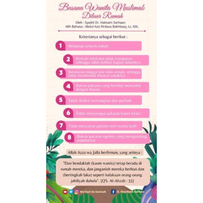 Busana Wanita Muslimah (Bahasa Indonesia)