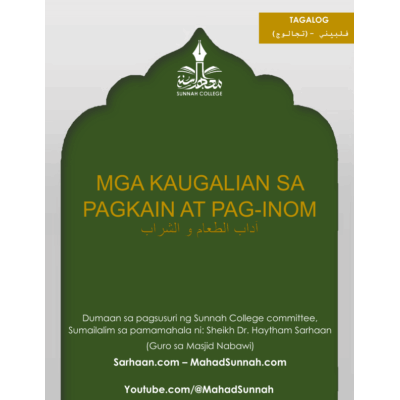 MGA KAUGALIAN SA PAGKAIN AT PAG-INOM