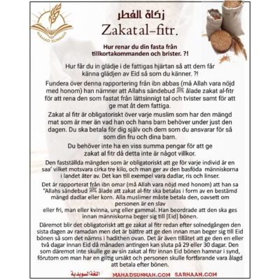 Namnlöst dokument ـ Zakat al-fitr