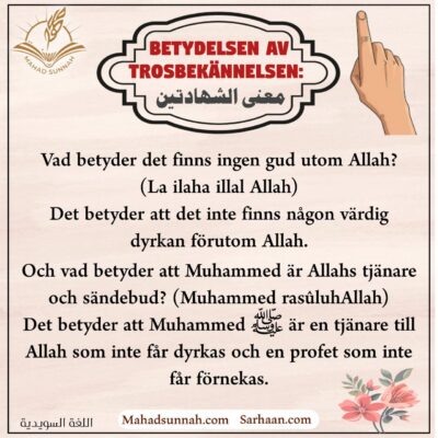 Betydelsen av trosbekännelsen