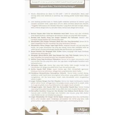 Ringkasan Buku Kiat-kiat Hidup Bahagia (Bahasa Indonesia)