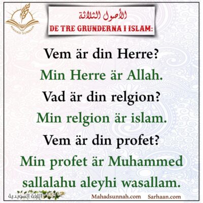 De tre grunderna i islam