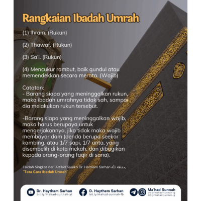 Rangkaian Ibadah Umrah ~ Al-Sarhaan
